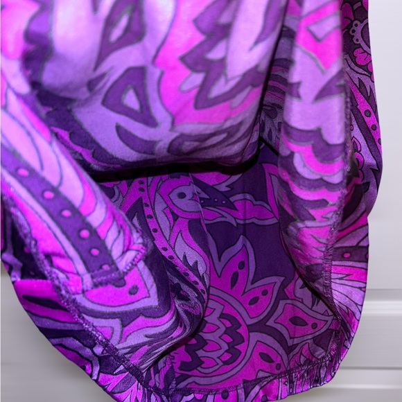 Donna Morgan Paisley Silk Dress - Picture 3 of 4